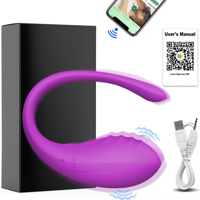 Wireless Bluetooth G Spot Vibrator for Women Dildo APP Remote Control Wear Vibrating Egg Clit Female Panties Sex Toys for Adults