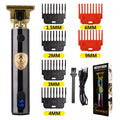 T9 LCD Electric Hairdresser Oil Shaving Head Electric Pusher Carving Electric Pusher Clipper Hair Precision Trimmer for Men Care