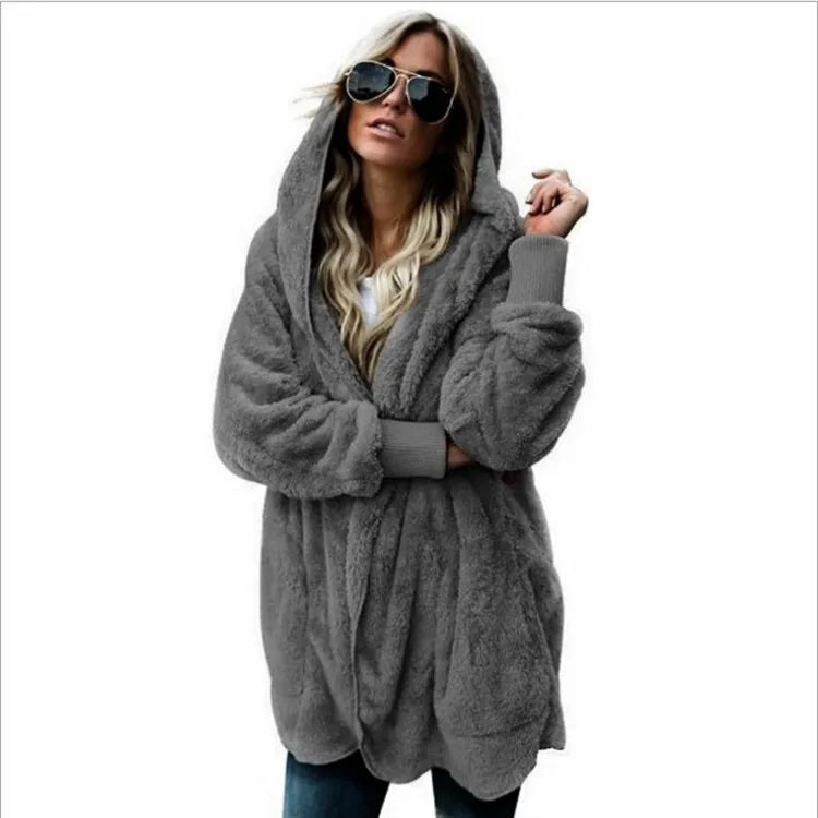 casaco em malha super fashion Oversized