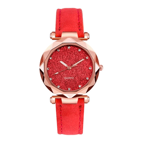 Relógio Glitter & Estilo - Shiny Watch relógio 033 AmploTech Vermelho Paixão 